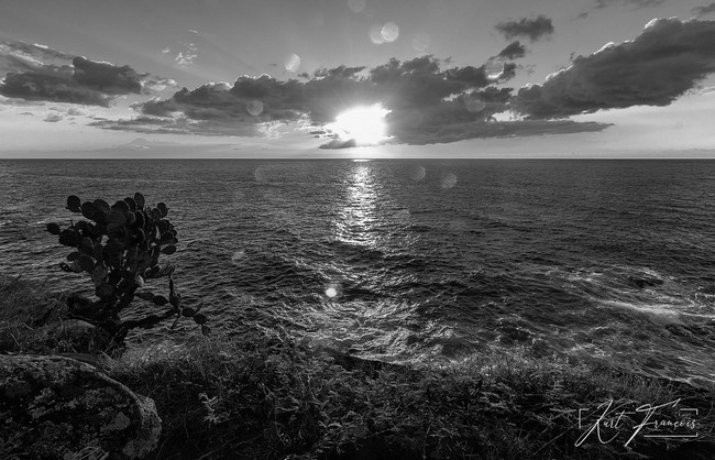 Beautiful Sunset from the cliffs of Albion Mauritius